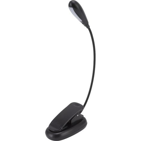 Wiederaufladbare LED-Leselampe über USB, Augenschutz, Temperaturregelung, 360°-Klemme, ideal für Studentenzimmer. (1/5)