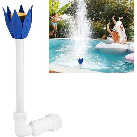 Fontaine Piscine Hors Sol, Cascade Bassin Exterieur, Accessoire Piscine Exterieur, Fontaine de Piscine Cascade, Accessoire Piscine Hors Sol, Fontaines pour Bassin D'agrément Cascade pour Jardin Pompe
