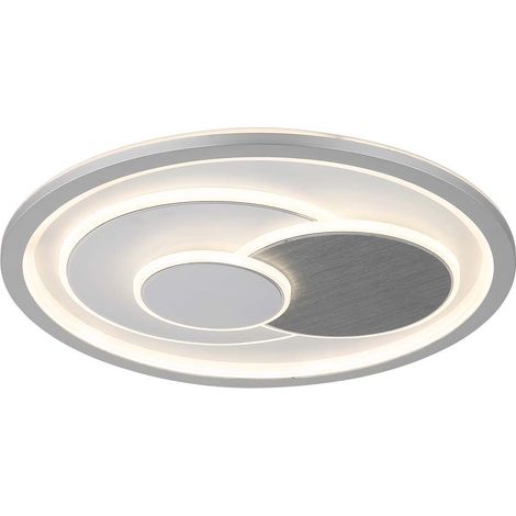 LED Deckenleuchte Deckenlampe Wohnzimmerlampe Metall Chrom weiß matt CCT D 48 cm