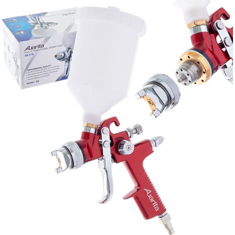 AB-17G HVLP-Farbpistole 2,0 mm Rot
