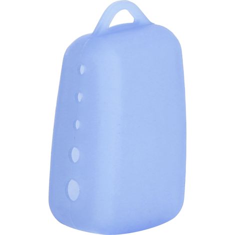 Brosse à dents électrique capuchon de protection en silicone bleu clair pour voyage maison camping (1/5)