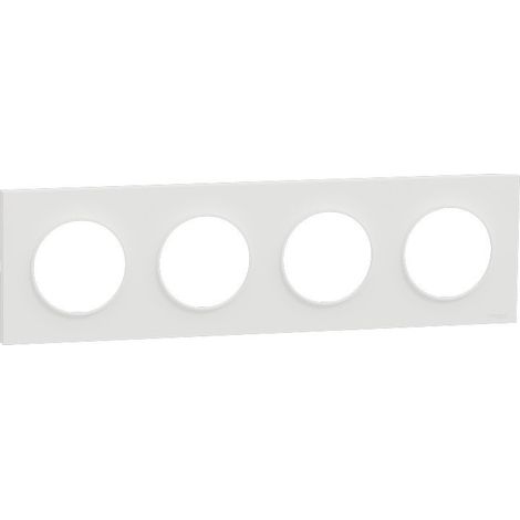 Plaque Odace Blanc Origine 4 postes (S929708) (1/3)
