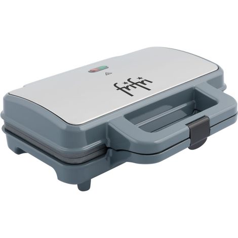 Appareil à croque-monsieur 900W gris – Plaques XXL anti-adhérentes – Rangement vertical – Pieds anti-dérapants – Frifri