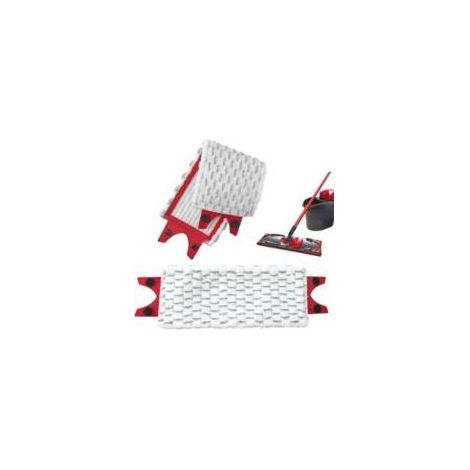 Serpillere Vileda Recharge Lot de 2 Lavette Vileda 2en1 Balai Serpillere Tissu Microfibre pour Absorption Supérieure Doux pour les Sols pour un Nettoyage Sans Effort-Crezuo (1/4)