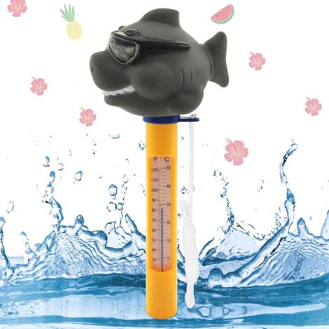 Thermomètre de Piscine Flottant avec Ficelle pour Spas, Aquariums, Hot Tubs, Intérieures et Extérieures (1/5)