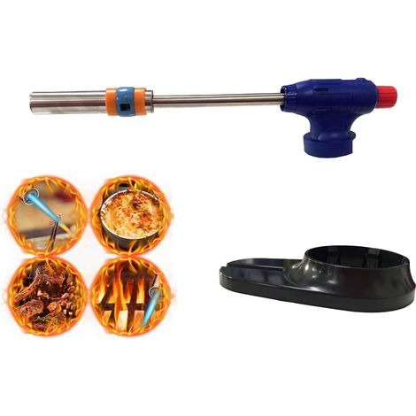 Cannello bruciatore torcia a gas fiamma ossidrica caramellatore 35cm base HM-360 (1/4)