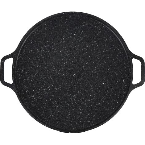 Poêle à gril en pierre Maifan en alliage d'aluminium, plaque de cuisson antiadhésive pour barbecue de Camping 39.5cm Type 1 (1/5)
