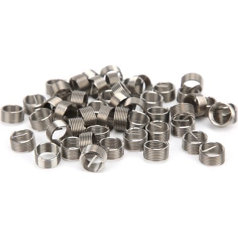 Kit de 50 inserts filetés en acier inoxydable pour réparation et protection de filets M10x1x1D (1/5)