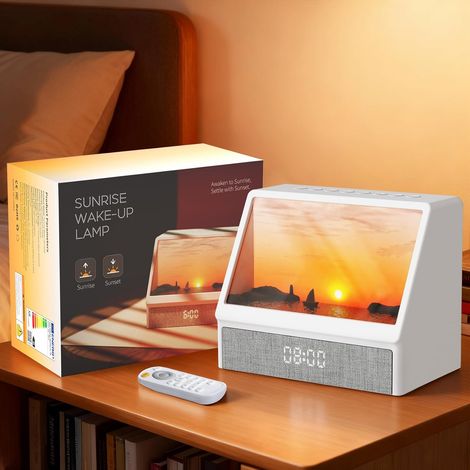 Réveil lever du soleil, machine sonore à bruit blanc pour chambre (1/5)