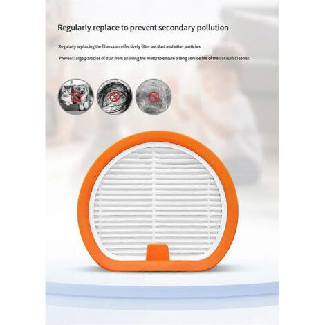 NALOOKAMIC Accessoires de remplacement pour filtres d'aspirateur sans fil Uwant V500 : filtres HEPA haute efficacité (1/4)