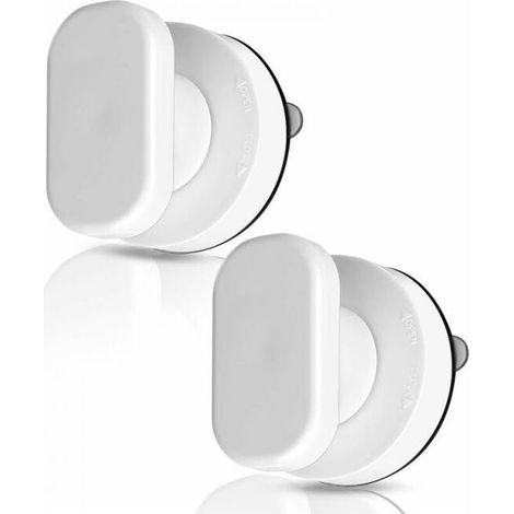 2 Pcs Suction Cup Door Handle, Suction Cup Pull Handle, Suction Cup Bay Window Handles with Strong Suction Cup for Bathroom Cupboard Drawer Glass Mobility Handle Pulls (1/5)