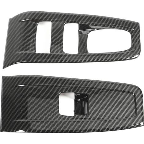 2 Pièces Panneau de Commande Lève-Vitre Carbone Texturé Remplaçage Subaru BRZ ZN8 ZD8 2022+ (1/5)