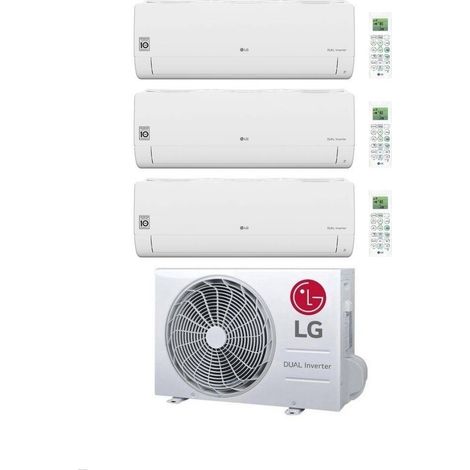 LG Climatiseur TrialSplit Libero Smart 7+7+9 avec MU3R21.U23 Inverter R-32 Wi-Fi Classe A++