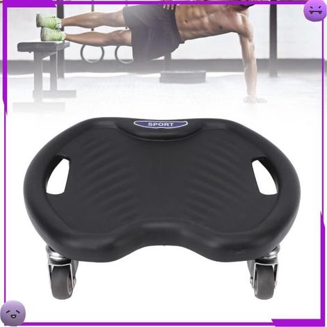 AUCUNE disque abdominal Planche de Roue Abdominale pour un Entraînement Polyvalent de Musculation avec Tapis parapharmacie froid (1/5)