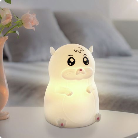 ANSMANN Veilleuse Enfants Silicone rechargeable hamster (1/5)