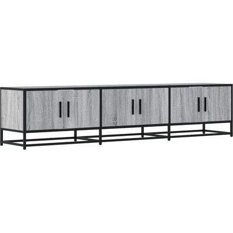 Mobile TV multimediale scaffale per televisione televisione buffet sala da pranzo soggiorno camera da letto sonoma 180 x 35 x 41 cm derivati del legno grigio 020028431