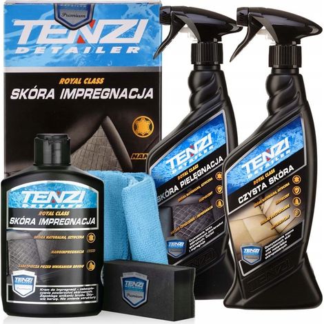 Tenzi-Set zur Reinigung, Wäsche, Pflege, Imprägnierung und Aufarbeitung von Leder (1/5)