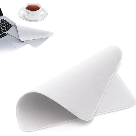 Chiffon de polissage d'écran en microfibre, lavable et réutilisable, pour lunettes, téléphones, tablettes et miroirs. (1/5)