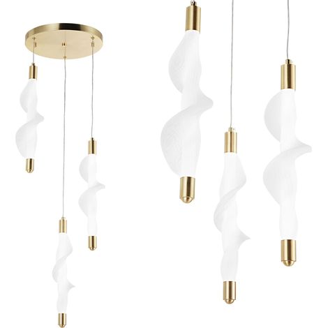 TOOLIGHT HÄNGELAMPE LED G009-3CPR WHITE GOLD