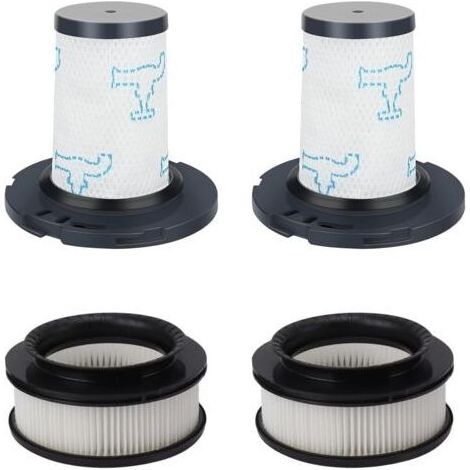 Filtre pour Rowenta X-Force Flex 11.60 12.6 14.60 15.60 Animal RH98xX RH99xx, 2 Filtres Pré-moteur + 2 Filtres Post-moteur ZR009007 ZR009008 (1/5)