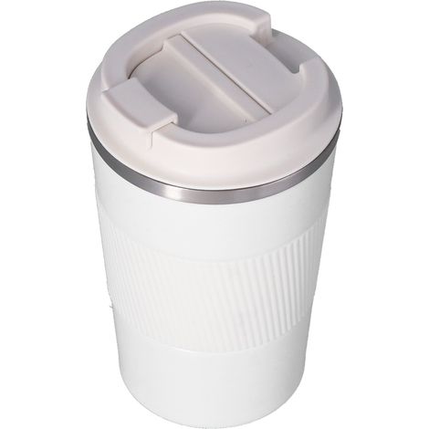 380-ml-Thermoskanne, Isolierbecher, tragbarer Edelstahl-Vakuum-Kaffeebecher für die Verwendung im Auto (Kaffeebecher mit Filterhalter) (1/5)