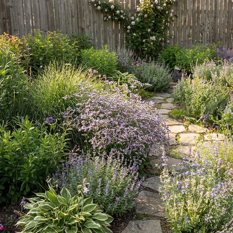 Bloomique - Lot de 3 - Limonium latifolium - Lavande de mer - Rustique - Vivace - Hauteur 10-20 cm - Pot 9 cm