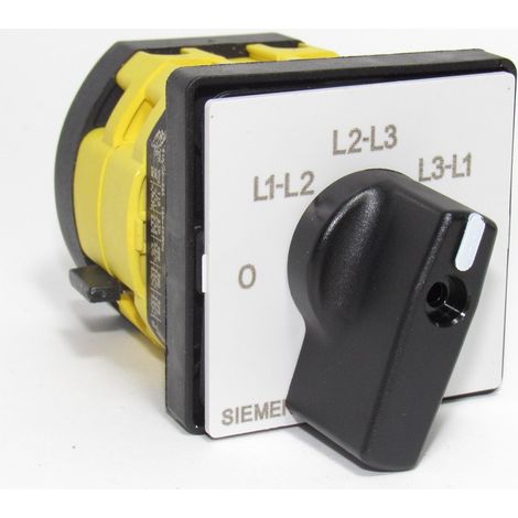 Commutatore amperometrico 25A da incasso per quadro elettrico modulare SIE3LB32306RQ01