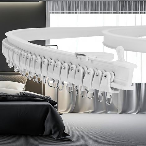 Wolketon Binario per tende Binario pieghevole a soffitto, binario flessibile per tende e divisori (1/5)
