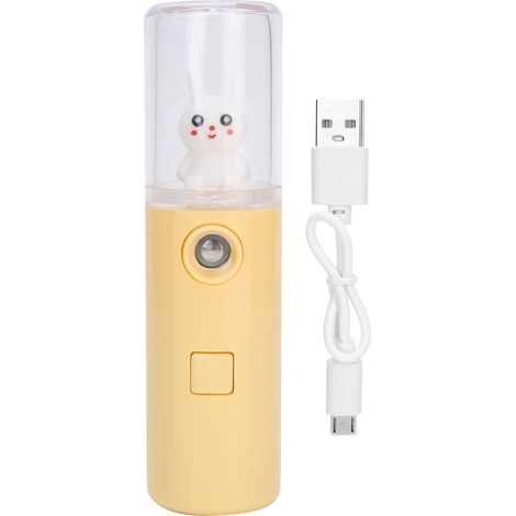 Vaporisateur Visage Portable - Brumisateur Hydratant Soin des Yeux Été - Jaune (1/5)