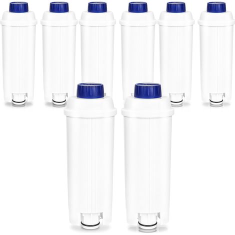 8x Filtre à eau pour Delonghi compatible pour DLSC002 EC800 ECAM ETAM avec charbon actif (1/5)