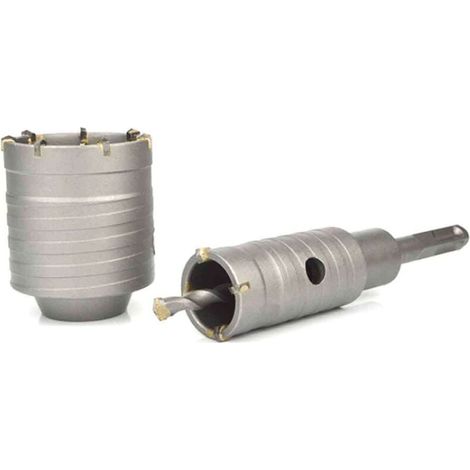 65-mm-SDS-Plus-Adapter für Lochsägen – Bohren in Beton, Zement, Stein und Mauerwerk – Einfache und sichere Montage (1/4)