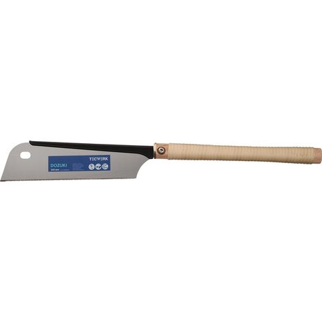 TECWERK Japansäge/Feinzugsäge Dozuki Blatt-L.240mm Gesamt-L.600mm ger.Rattangriff (1/2)