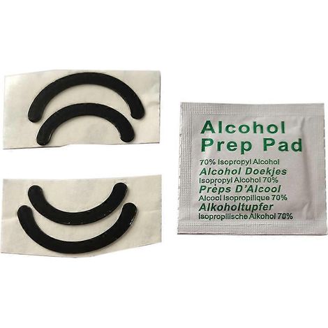 Pads de souris professionnels pour Pebble, patins de glisse à bord courbe pour une précision optimale. (1/5)