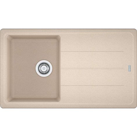 Franke Basis - Lavello in fragranite BFG 611-86, 86x50 cm, riflessi di sabbia 114.0494.914