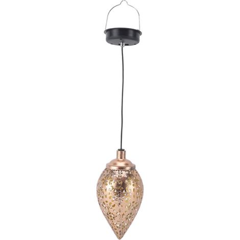 Lampe Solaire de Patio LED Suspension Lumière Rétro Décorative pour Fêtes Jardin Camping - KZQ (1/5)