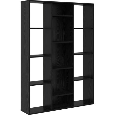Paravent Chêne noir 100 x 24 x 140 cm Bois d'ingénierie