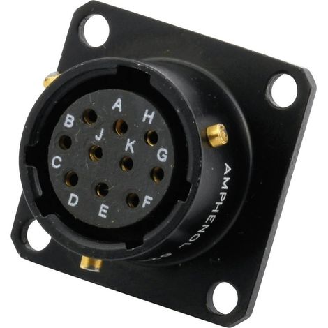 Amphenol 62IN 12E 12 10S 624 Connettore circolare Presa Tot poli: 10 Serie (connettore circolare): 62IN 1 pz.