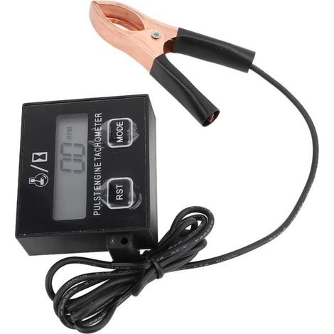 Impuls-Drehzahlmesser, kleines digitales LCD-Display, Motorrad-Tachometer-Tester