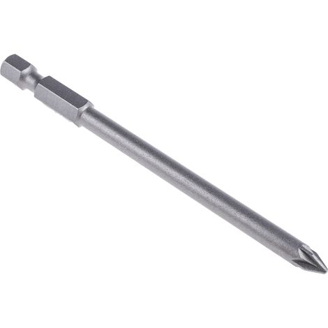 Embout de vissage RS PRO Pozidriv, PZ1, Acier au vanadium au molybdène chromé ( Prix pour Paquet de 5 ) (1/3)