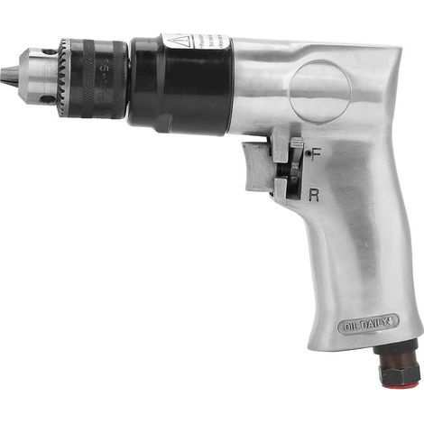 Hochpräzise pneumatische Bohrmaschine mit reversibler Drehrichtung für Wände und Böden, zum Gewindeschneiden in Eisenplatten und zur Herstellung von Aluminiummöbeln. (1/4)