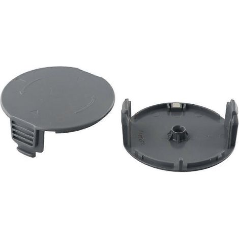 Lot de 2 couvercles de bobine 1600A01R5J pour tondeuse Bosch Universal Grasscut 18 / Grasscut 18-26 / Grasscut 18-260, ABS (1/5)