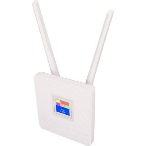 routeur WiFi avec emplacement pour carte SIM Routeur WiFi 4G LTE CPE 3 Interfaces réseau Puissance du signal améliorée (1/4)
