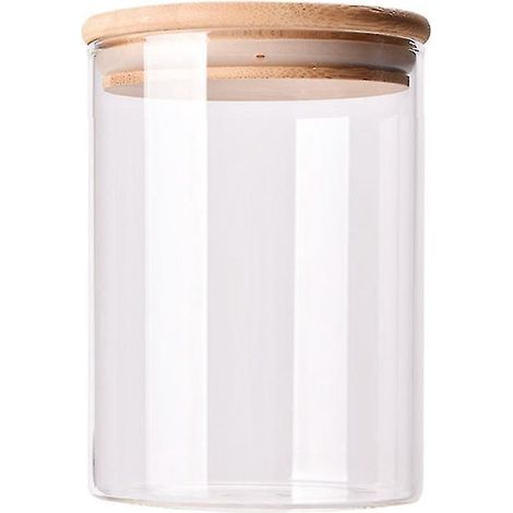 1 bocal en verre transparent (1/3)