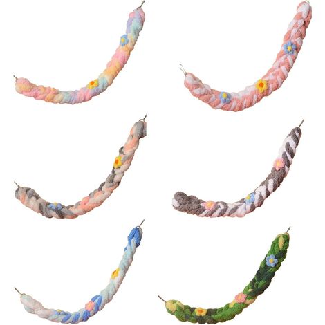 Jouets pour petits animaux de compagnie, balançoires, cordes pour cages de perroquets, cordes d'escalade pour hamsters, jouets adaptés aux phalangers volants, aux écureuils et jouets interactifs pour  (1/5)