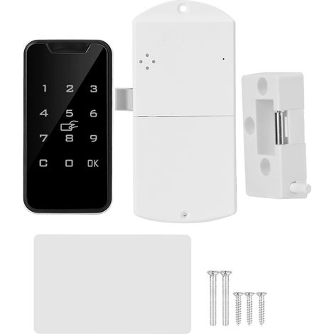 Serrure électronique intelligente numérique RFID à code PIN et clavier tactile pour armoire/classeur