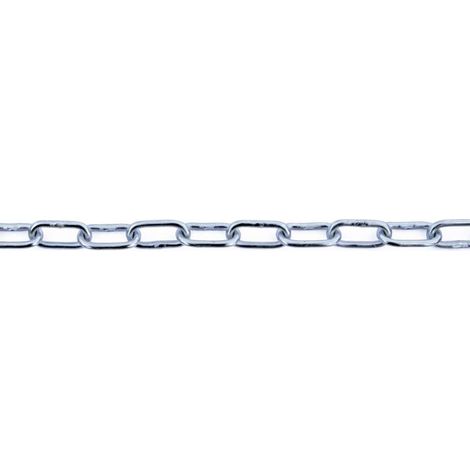 Catena genovese pretagliata Ø 4 mm. in acciaio zincato 5 mt. (1/2)