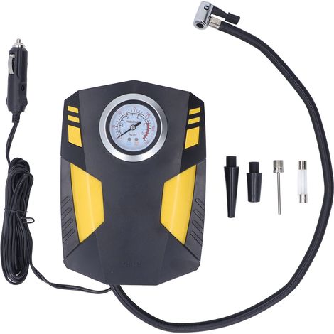 Ortviai Pompe à Air Numérique 12 V pour Pneus Automobile – Arrêt Automatique, Compacte et Portable (1/5)