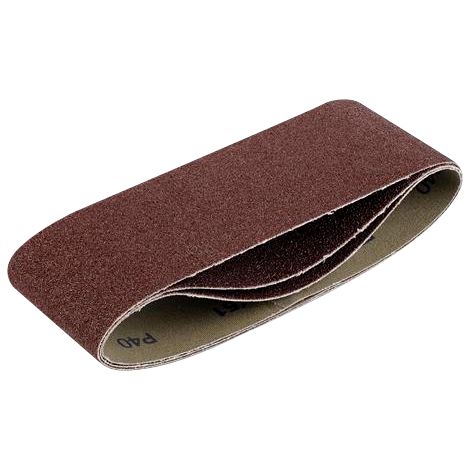Set di 3 nastri abrasivi - grana 120 - 75 x 457 mm KREATOR