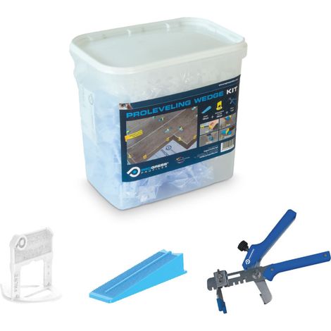 Proleveling Fliesenzubehör-Eimer 301 tlg. für Keilsystem Fliesen-Nivelliersystem