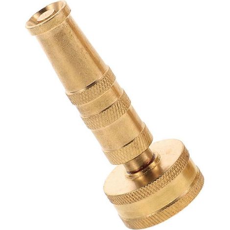 Adjustable Twist Brass Hose Nozzle for Garden Watering Heavy Duty (1/5)